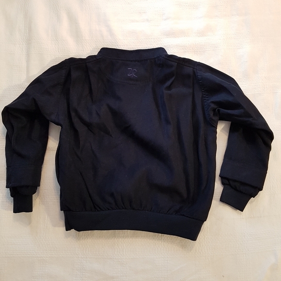 Zero Restriction boys 4 or xs microsuede windshirt navy blue New - Picture 3 of 7